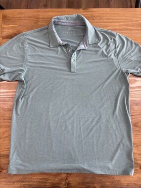Free Fly Apparel Men's Polo Shirt - Light Green